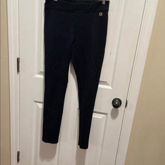 Calvin Klein Pants - Calvin Klein Black pinstripe Skinny Pants Sz S